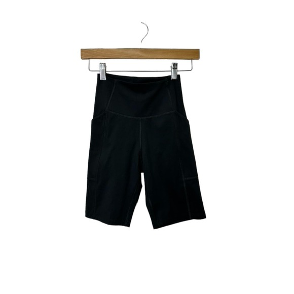 Girlfriend Collective Black Run Bike Shorts 8.5" Inseam Women's Size XS - Picture 3 of 6
